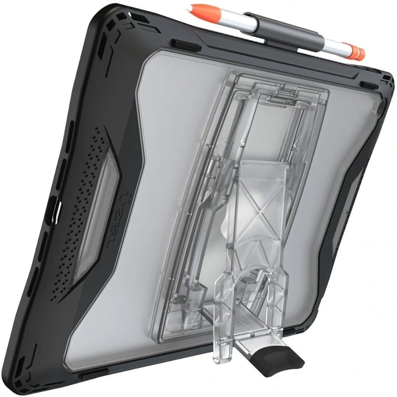 AfterShock Case for iPad 7th / 8th / 9th Gen 10.2 w/ Kickstand & Screen Protector, Black - Thumbnail 1