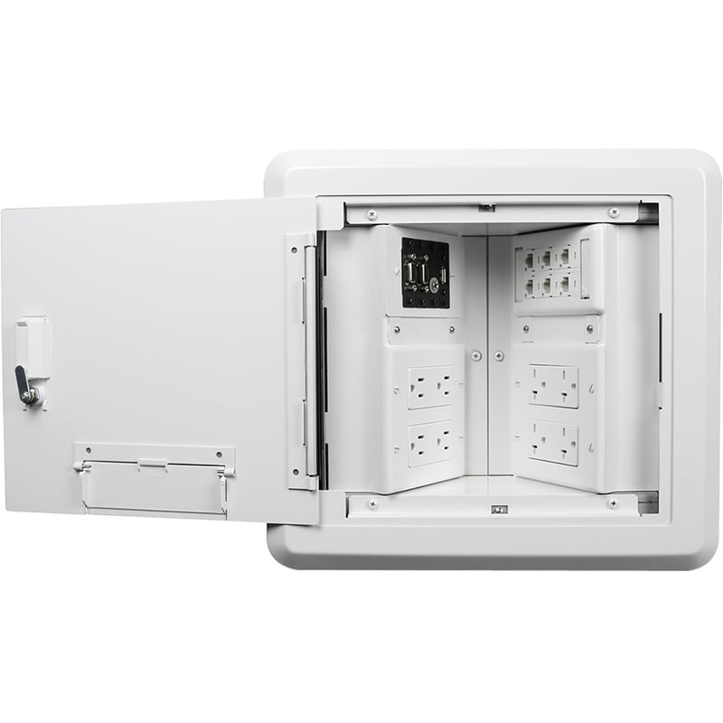 Wiremold Evolution Series 8-Gang Hinged Wall Box - Thumbnail 1