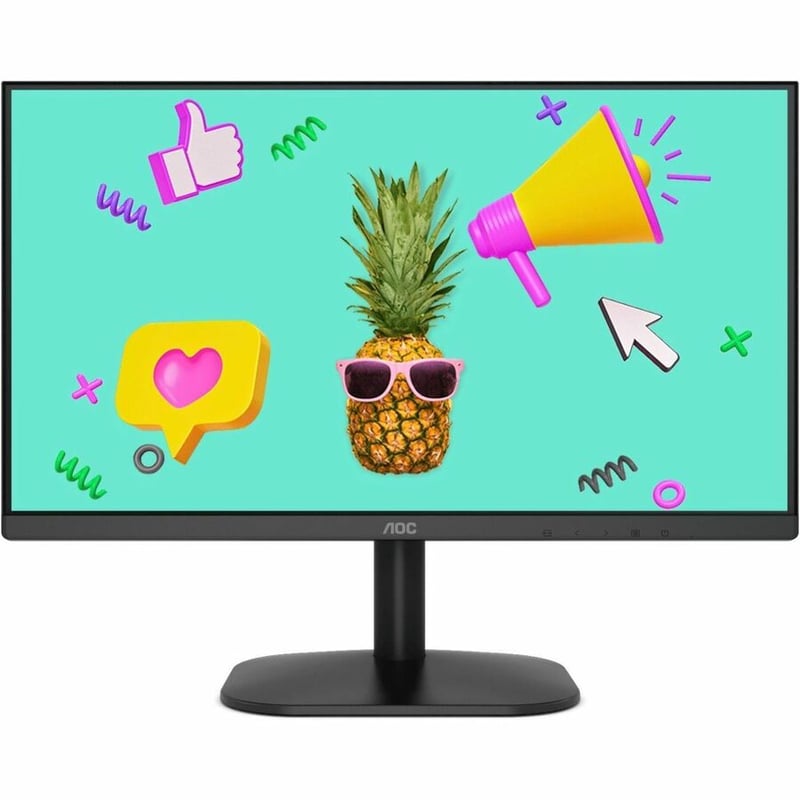 AOC 22B2HM2 22" Class Full HD LED Monitor - 16:9 - Textured Black - Thumbnail 3