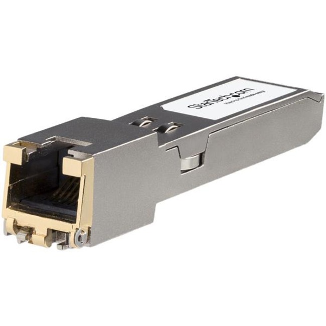 StarTech.com HPE JL563A Compatible SFP+ Module - 10GBASE-T - 10GE Gigabit Ethernet SFP+ to RJ45 Cat6/Cat5e - 30m - Thumbnail 1