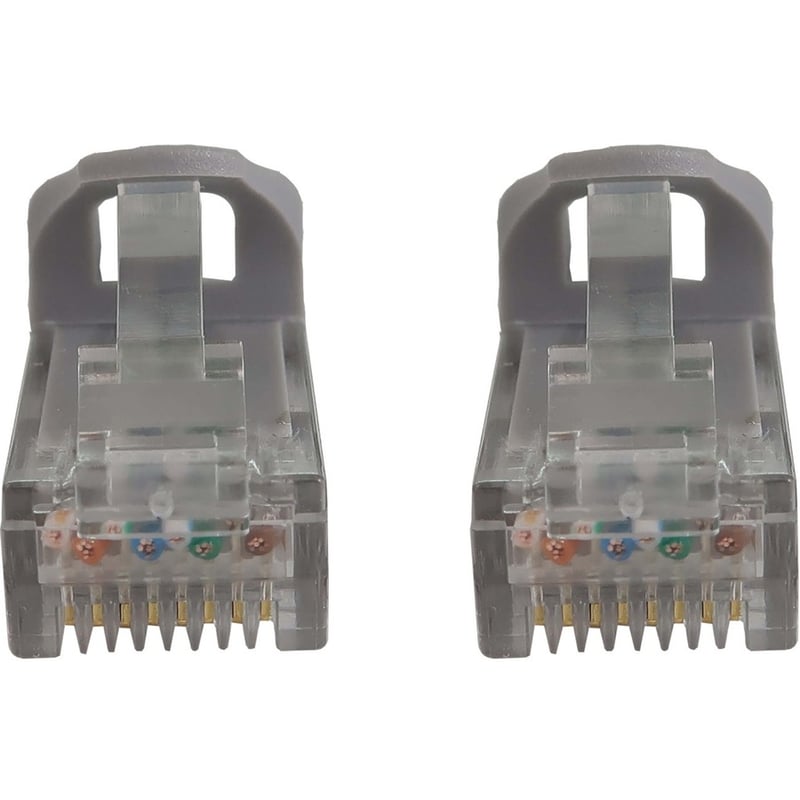 Eaton Tripp Lite Series Cat6a 10G Snagless Molded UTP Ethernet Cable (RJ45 M/M), PoE, Gray, 1 ft. (0.3 m) - Thumbnail 3