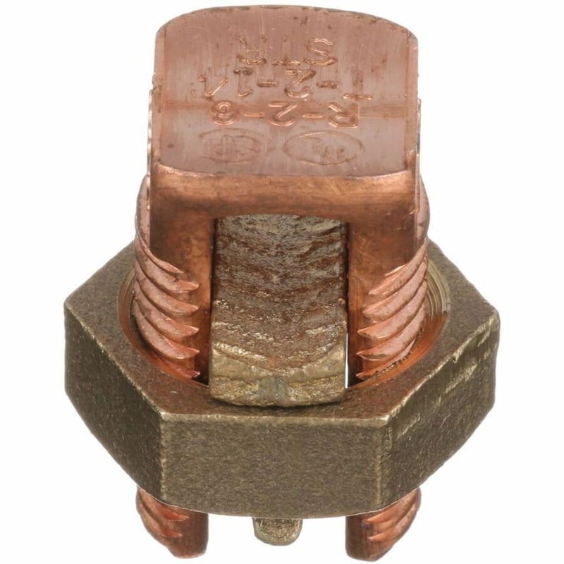 Panduit Pan-Lug SBC2-C Mech Con-Split Bolt, 2, Copper, PK100 - Thumbnail 4