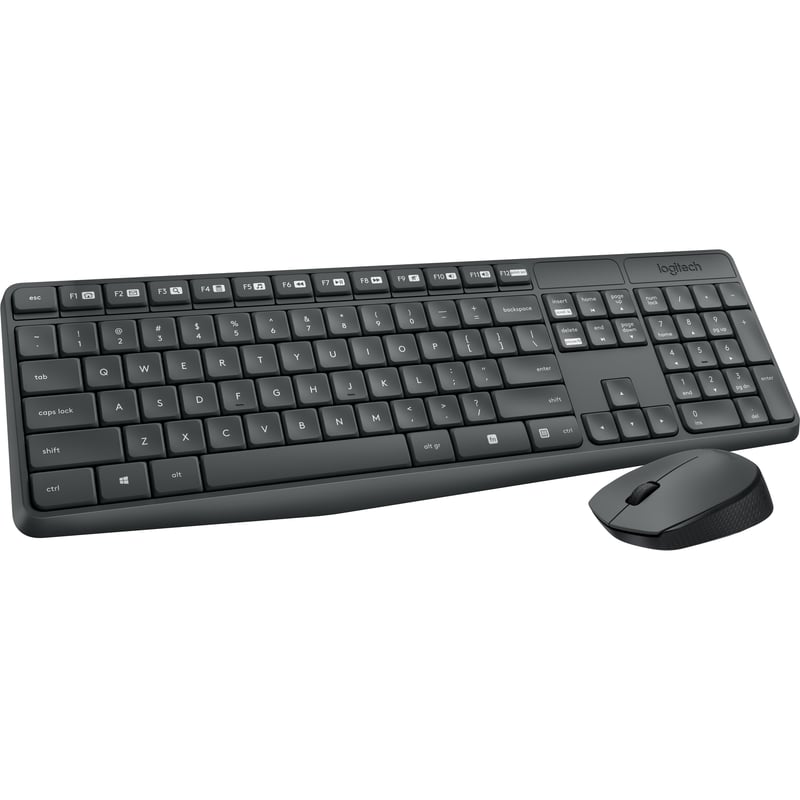 Logitech MK235 Keyboard & Mouse (Keyboard English Layout only) - Thumbnail 1