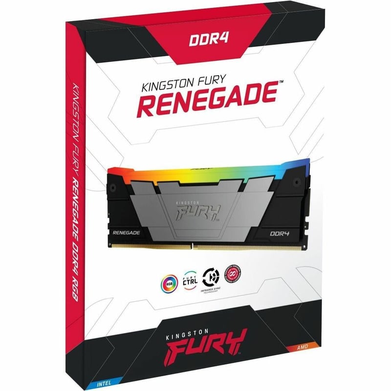 Kingston FURY Renegade 64GB (4 x 16GB) DDR4 SDRAM Memory Kit - Thumbnail 5