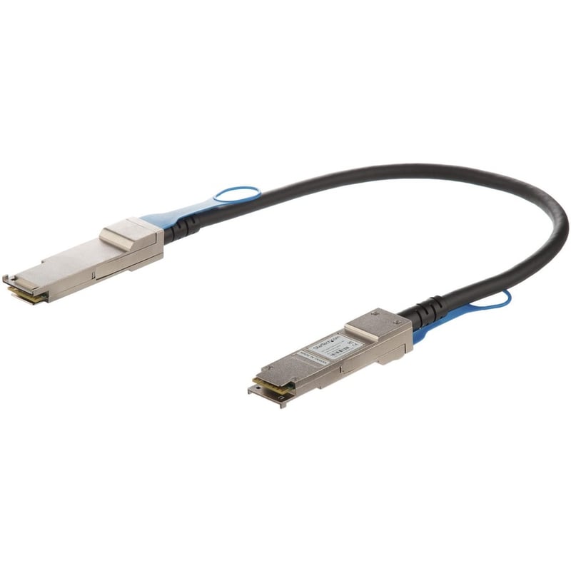 StarTech.com 0.5m 40G QSFP+ to QSFP+ Direct Attach Cable for Cisco QSFP-H40G-CU0-5M - 40GbE Copper DAC 40Gbps Passive Twinax - Thumbnail 2