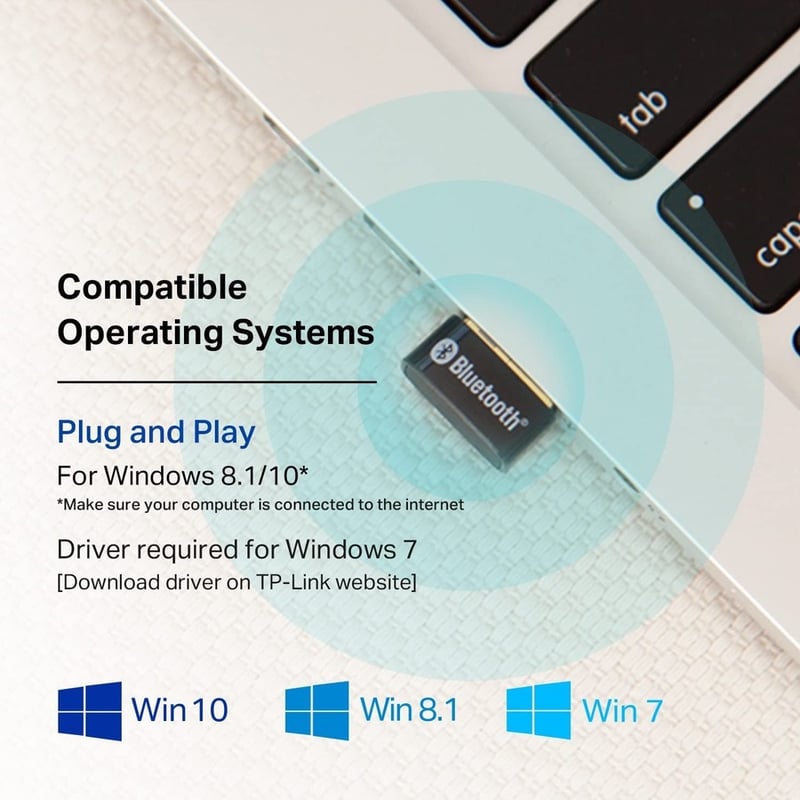 TP-Link UB500 - Bluetooth 5.0 Bluetooth Adapter for Desktop Computer/Notebook - Thumbnail 3