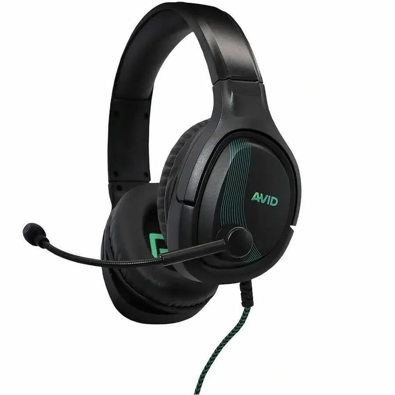 AVID AVIGA 3.5MM GAMING HEADSET NOISE CANCELLING MIC VOLUME CONTROL - Thumbnail 1