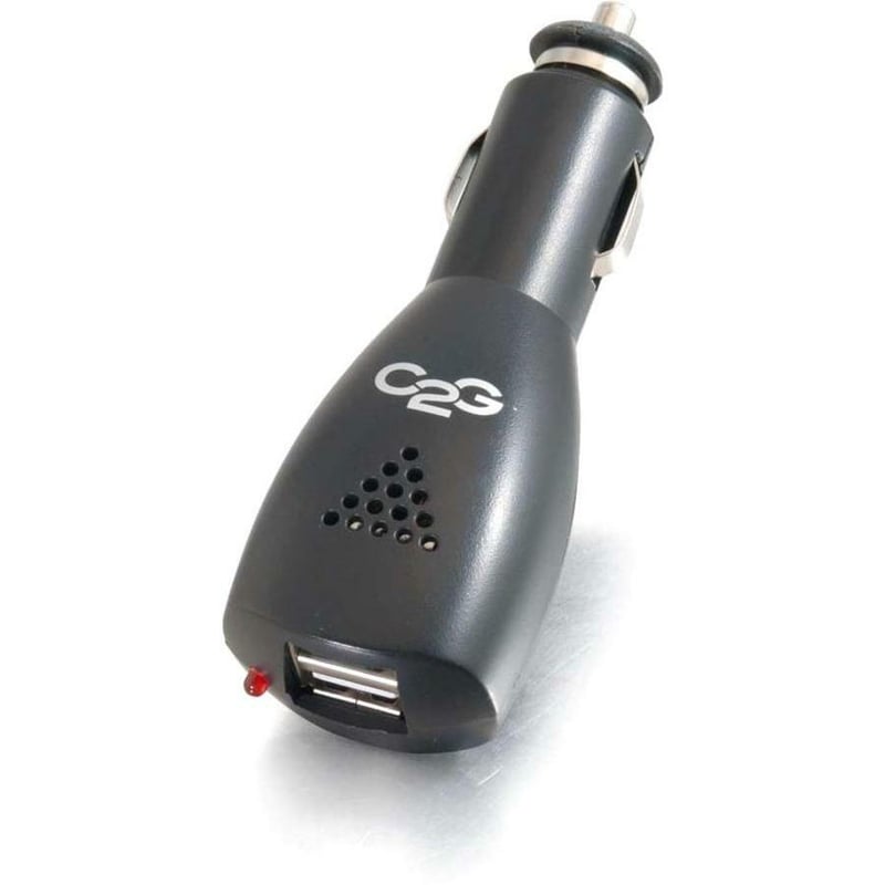 C2G 2-Port USB Car Charger - DC Adapter - Phone Charger Adapter - Thumbnail 1
