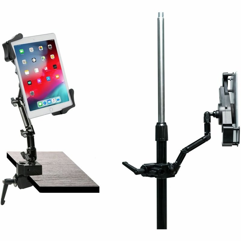 CTA Digital Custom Flex Desk Clamp Mount for 7-14 Inch Tablets, including iPad 10.2-inch (7th/ 8th/ 9th Generation) - Thumbnail 4