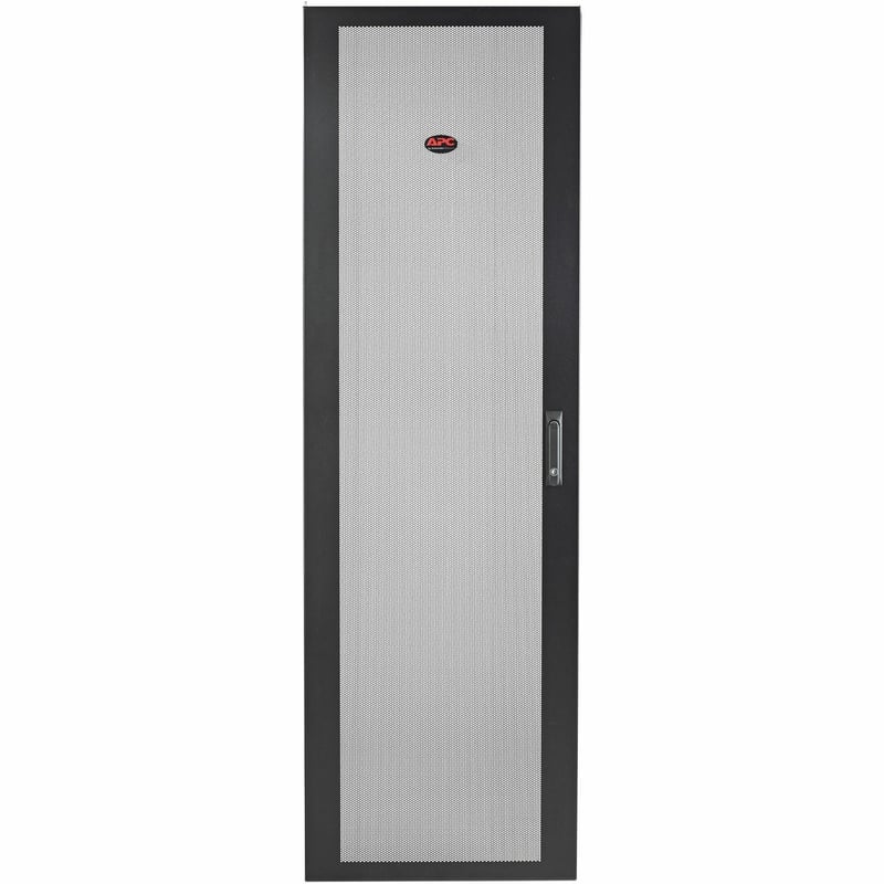 APC by Schneider Electric NetShelter SV 42U 600mm Wide Perforated Flat Door Black