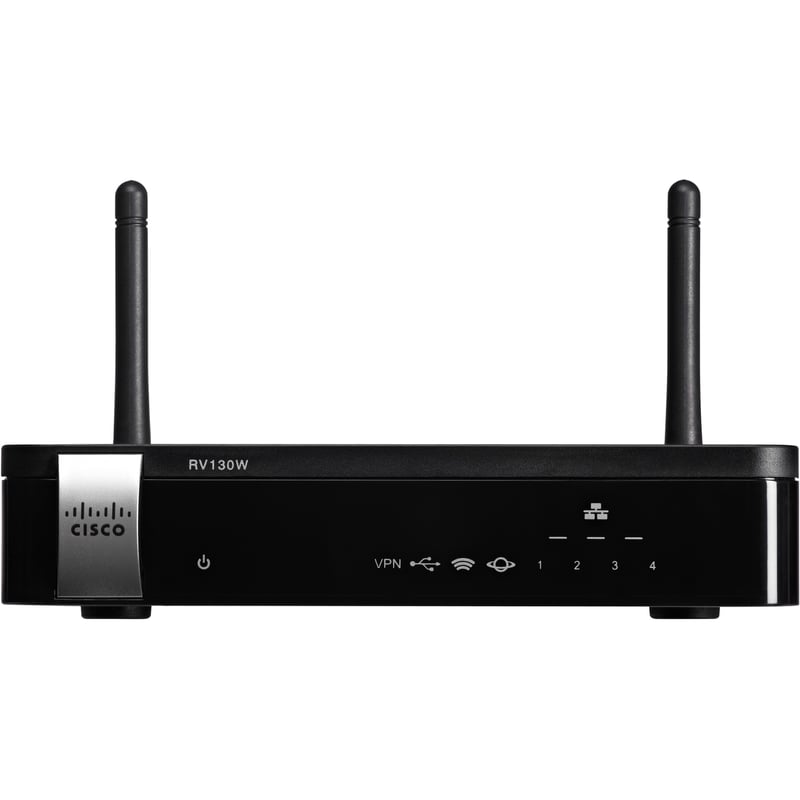 Cisco RV130W Wi-Fi 4 IEEE 802.11n Ethernet Wireless Router - Thumbnail 1