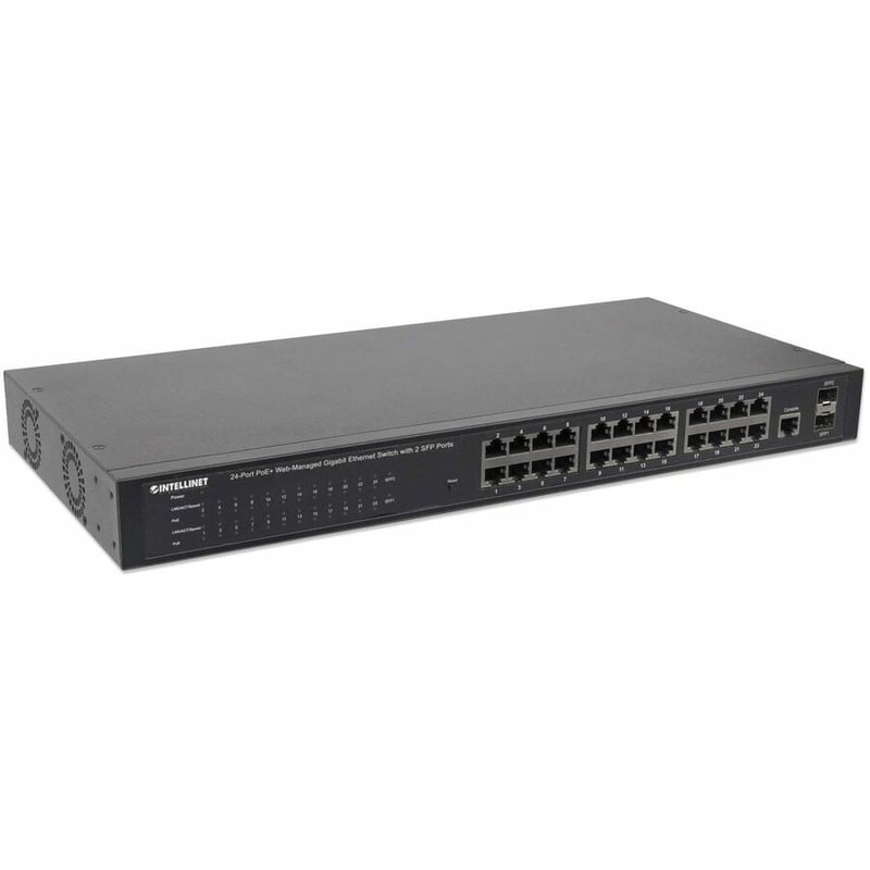 24-PORT GIGABIT ETHERNET POE+ WEB-MANAGED SWITCH WITH 2 SFP PORTS 240W - Thumbnail 3