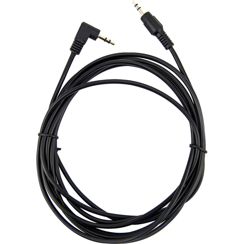 Rocstor Premium Slim 3.5mm to Right Angle Stereo Audio Cable 10 ft - M/M - Mini-phone Male Stereo Audio - Mini-phone Male Stereo Audio Male to Right Angle Male- .3m - Black - For Smartphone, Mobile Phones, iPhone (with Headphone J - Thumbnail 4