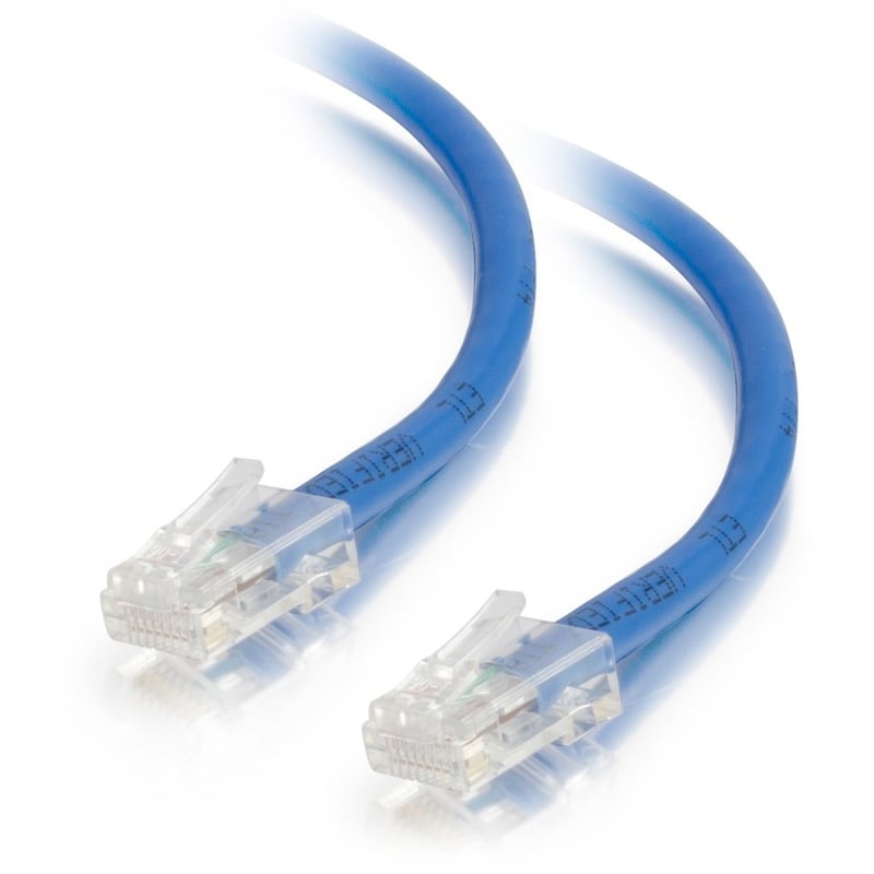 1FT CAT5E BLUE ASSEMBLED PATCH CBL BLUE - Thumbnail 1