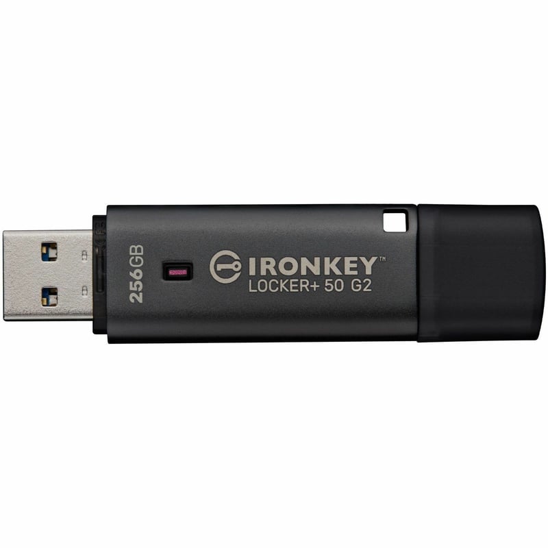 256GB IRONKEY LOCKER PLUS 50 G2 FIPS 197 AES-256 - Thumbnail 1