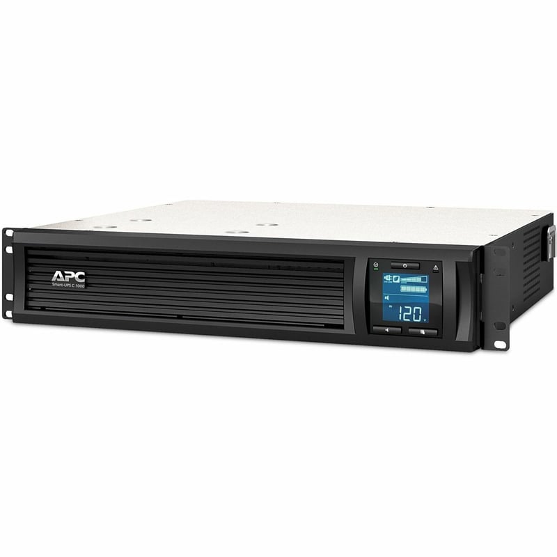 APC by Schneider Electric Smart-UPS C 1000VA LCD RM 2U 120V with SmartConnect - Thumbnail 1