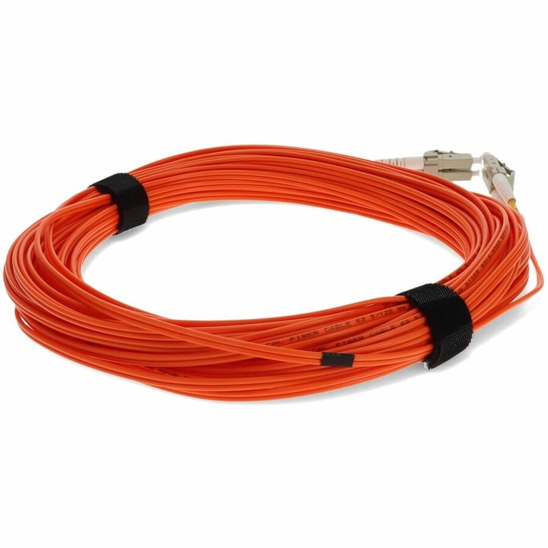 AddOn 12m LC to LC Orange OM1 Duplex OFNR (Riser-Rated) MMF Fiber Patch Cable - Thumbnail 5