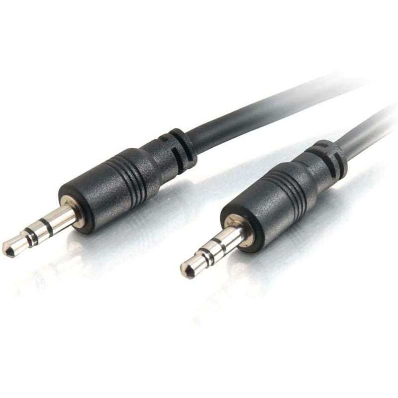 C2G 35ft CMG-Rated 3.5mm Stereo Audio Cable With Low Profile Connectors - Thumbnail 1