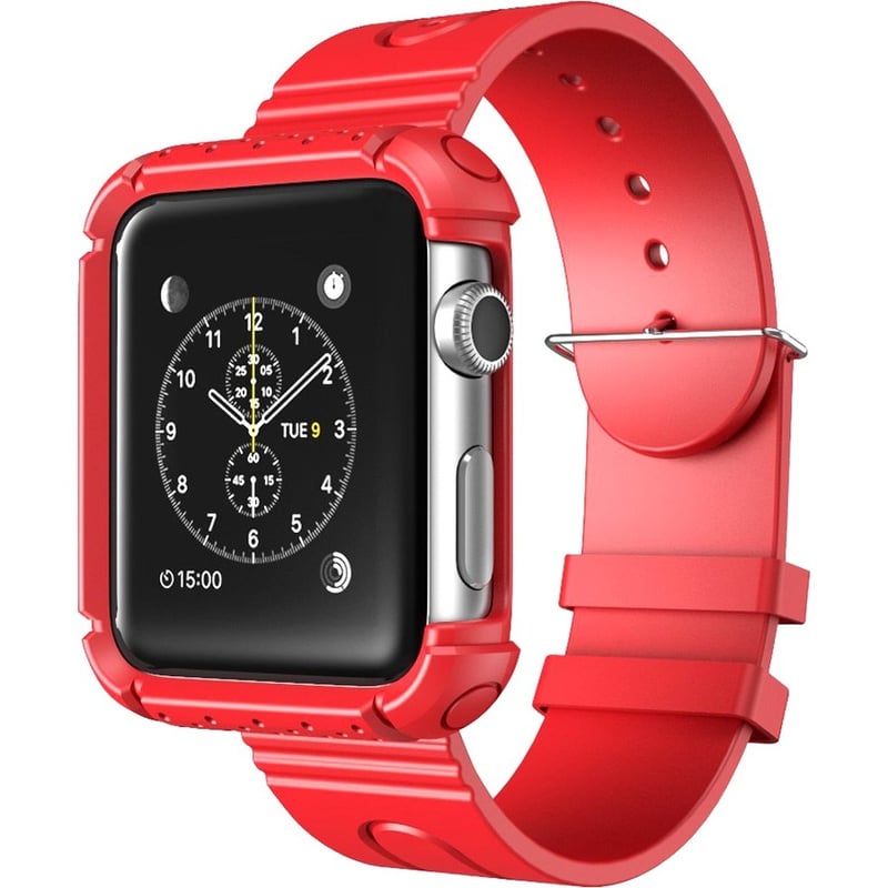 APPLE WATCH 38MM WRISTBAND CASE - RED - Thumbnail 1