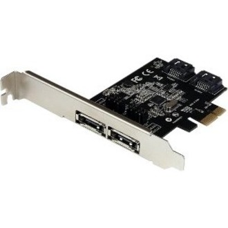 StarTech.com 2 Port PCI Express SATA 6 Gbps eSATA Controller Card - Dual Port PCIe SATA III Card - 2 Int/2 Ext - Thumbnail 2