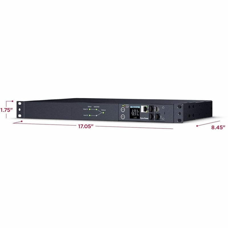 CyberPower Switched ATS PDU PDU44002 10-Outlets PDU - Thumbnail 3
