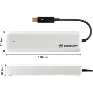 Transcend JetDrive 855 JDM855 240 GB Solid State Drive - External - PCI Express (PCI Express 3.0 x4) - Thumbnail 2