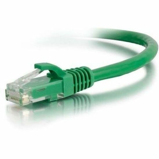 Quiktron 8ft Q-Series Cat6a Snagless (UTP) Ethernet Network Patch Cable, CM Rated - Green - Thumbnail 3