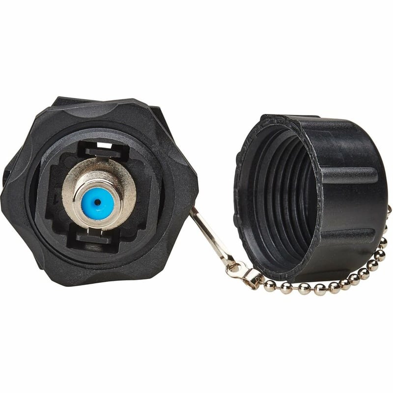 RIGID INDUSTRIAL F-TYPE ADAPTER (M/F) - IP68 BLACK - Thumbnail 3