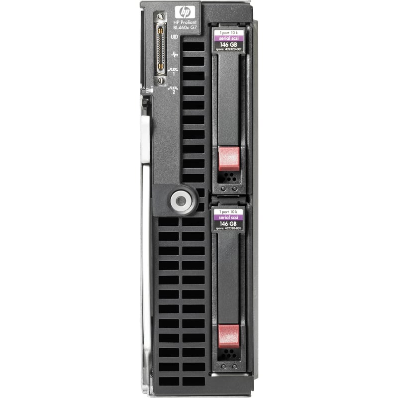 HPE ProLiant BL460c G7 Blade Server - 1 Xeon X5670 2.93 GHz - 12 GB RAM - Serial Attached SCSI (SAS) Controller - Thumbnail 1