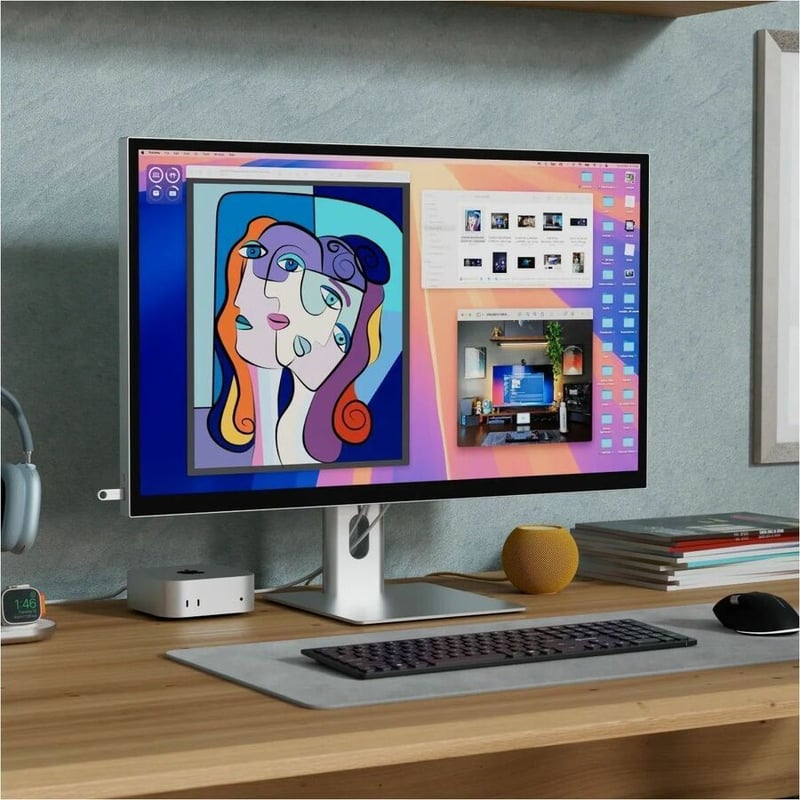 ASPEKT 32 4K UHD MATT DOCKING TOUCH MONITOR SILVERNO STAN - Thumbnail 3
