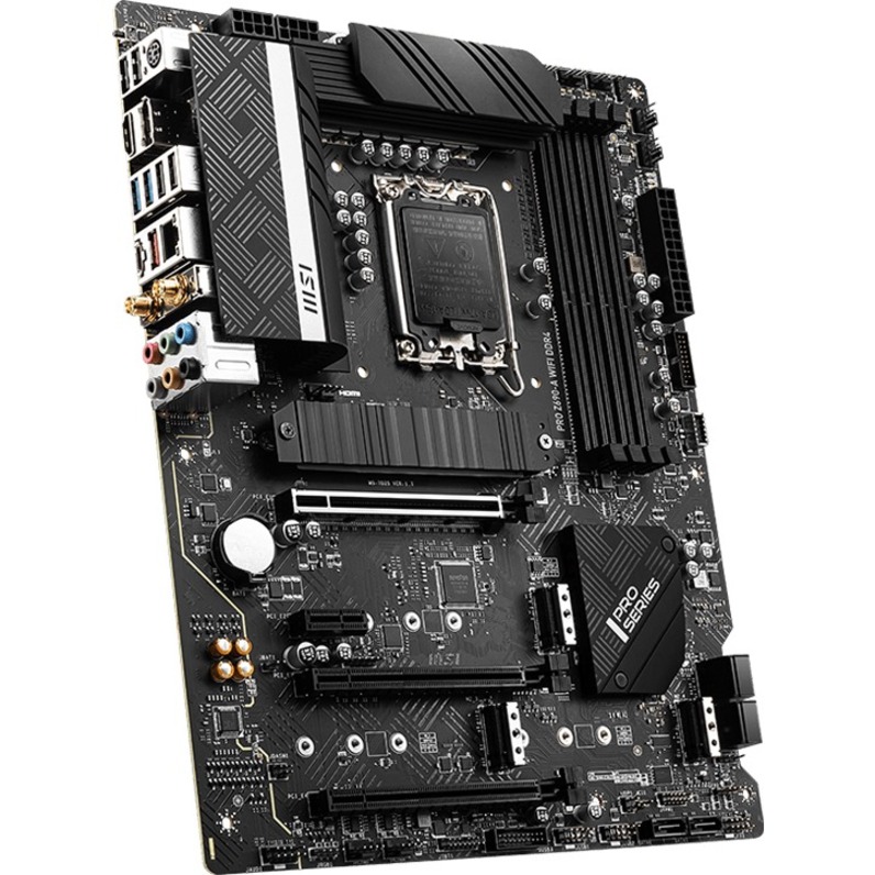 MSI Z690-A WIFI DDR4 Desktop Motherboard - Intel Z690 Chipset - Socket LGA-1700 - Intel Optane Memory Ready - ATX - Thumbnail 3