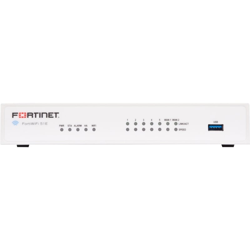 Fortinet FortiWifi FWF-51E Network Security/Firewall Appliance - Thumbnail 2