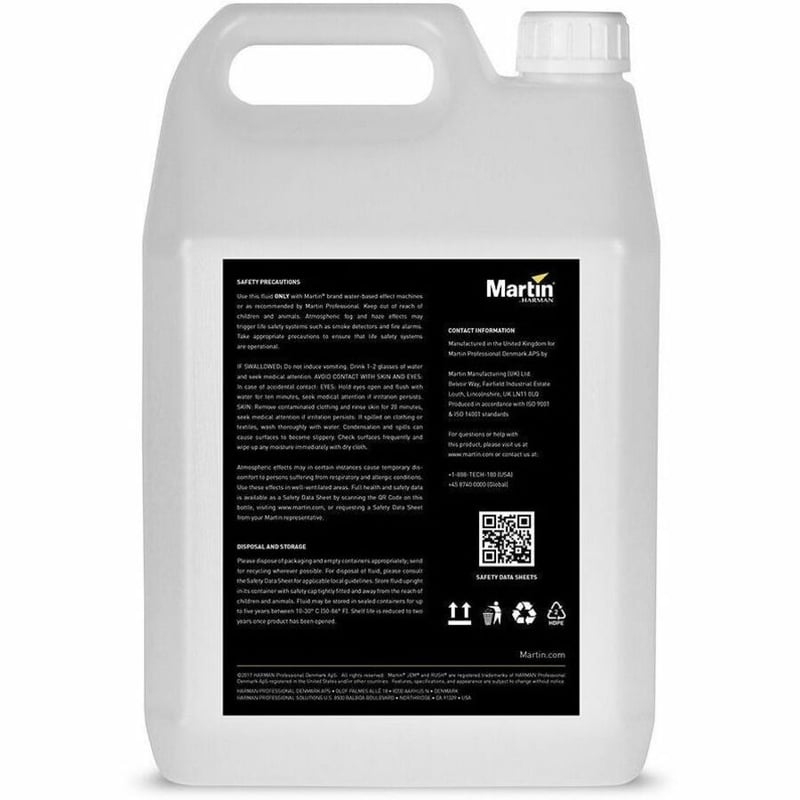 Martin JEM Pro-Fog Fluid, Quick Dissipating - Thumbnail 5