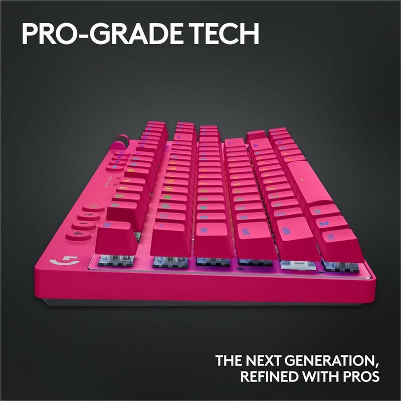PRO X TKL RAPID (MAGENTA) WIRED GAMING KEYBOARD - LINEAR