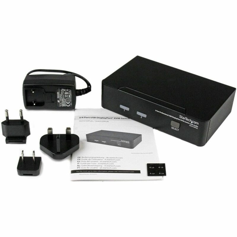StarTech.com 2 Port USB DisplayPort KVM Switch with Audio - Thumbnail 2