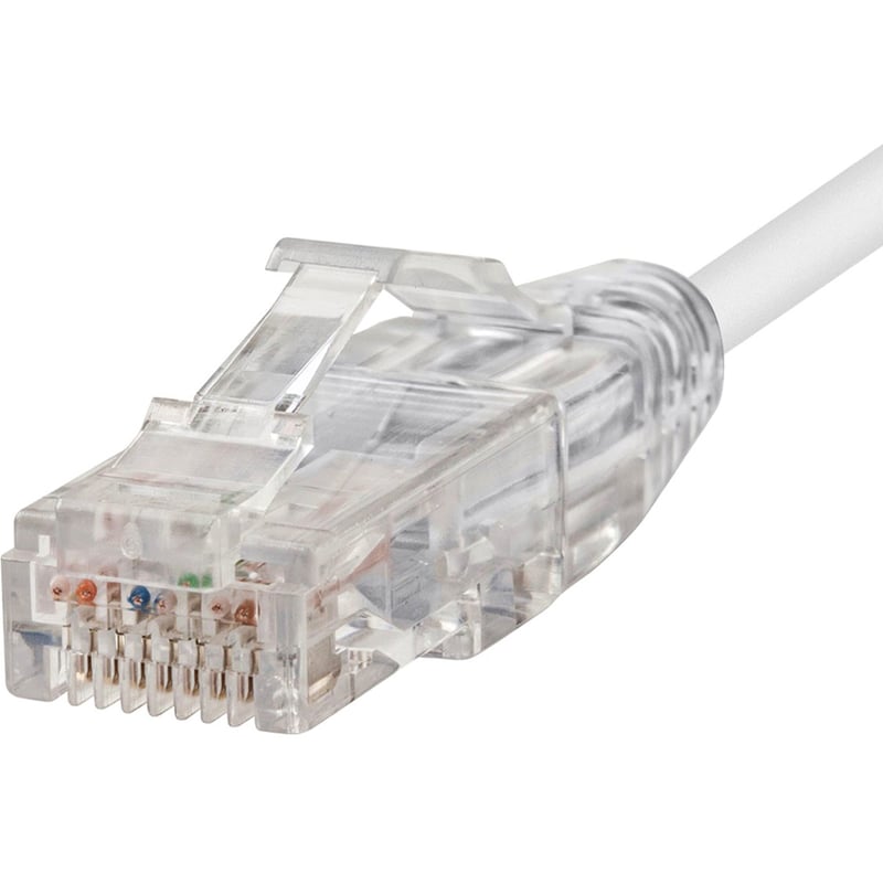 SLIMRUN CAT6 UTP CABLE-20FT WHITE - Thumbnail 2