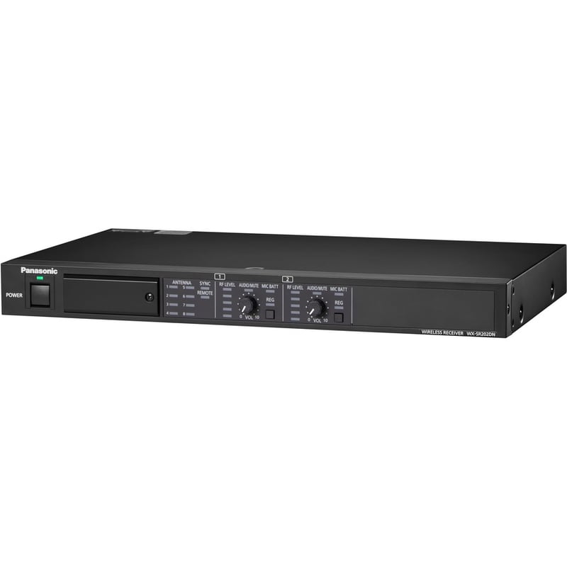 Panasonic WX-SR202DN 2-Channel Dante Digital Wireless Mic Receiver - Thumbnail 2