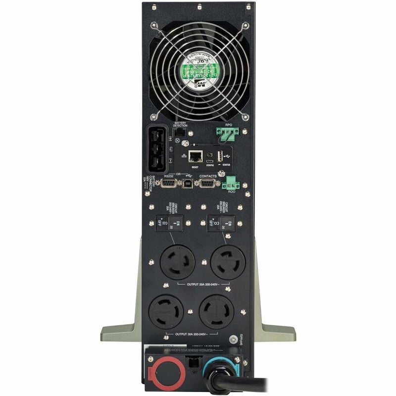 Eaton Tripp Lite Series SmartOnline 5000VA 4500W 208V Online Double-Conversion UPS - 2 L6-20R and 2 L6-30R Outlets, L6-30P Input, Network Card Included, Extended Run, 3U Rack/Tower Battery Backup - Thumbnail 3
