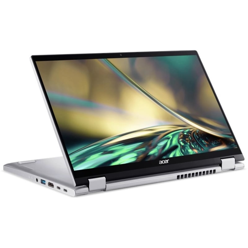 Acer Spin 3 SP314-55N SP314-55N-510G 14" Touchscreen Convertible 2 in 1 Notebook - Full HD - 1920 x 1080 - Intel Core i5 12th Gen i5-1235U Deca-core (10 Core) 1.30 GHz - 8 GB Total RAM - 512 GB SSD - Pure Silver - Thumbnail 3