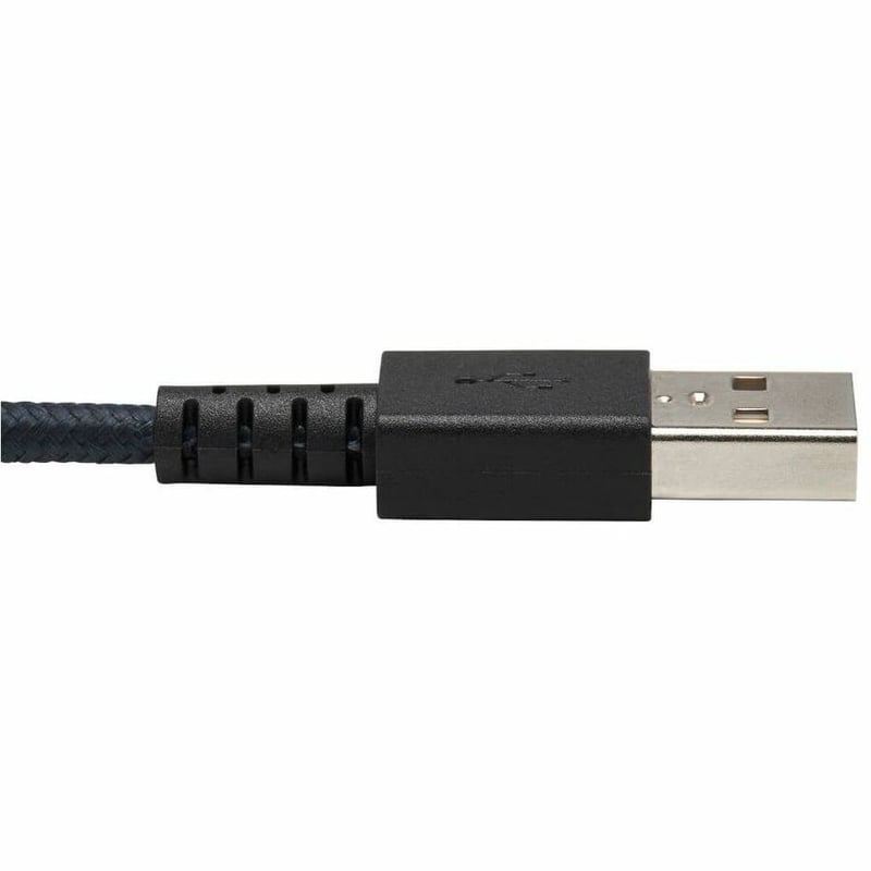 Tripp Lite by Eaton Heavy-Duty USB 2.0 USB-A to Micro-B Cable - M/M UHMWPE and Aramid Fibers Gray 6 ft. (1.83 m) - Thumbnail 5