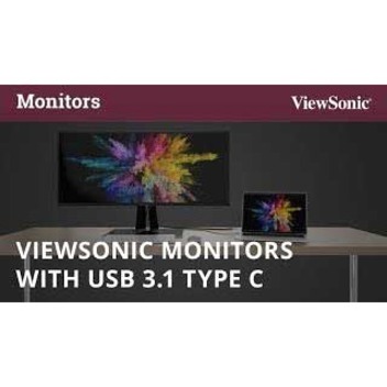 ViewSonic VG2755-2K 27 Inch IPS 1440p Monitor with USB C 3.1, HDMI, DisplayPort and 40 Degree Tilt Ergonomics for Home and Office - Thumbnail 5