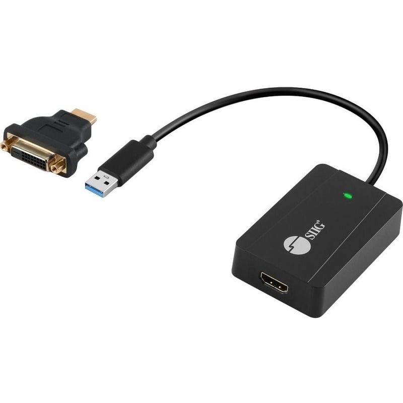 SIIG USB 3.0 to HDMI / DVI Video Adapter Pro - Thumbnail 1