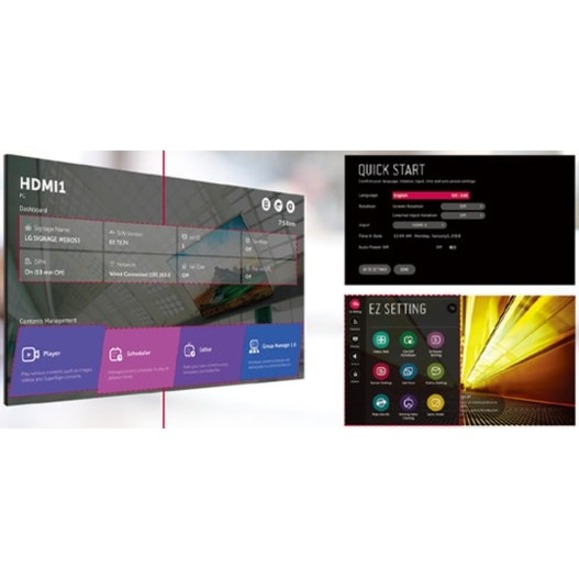 LG 55VSH7J-H 55'' 700 nits FHD 0.44mm Even Bezel Video Wall - Thumbnail 5