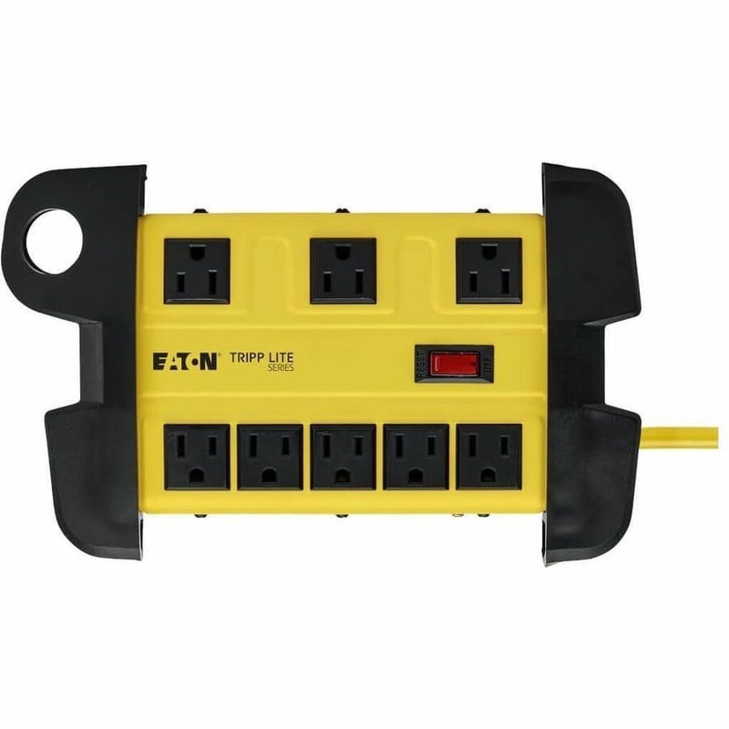 Tripp Lite by Eaton Power It! 8-Outlet Safety Power Strip 15 ft. (4.57 m) Cord Hang Holes Cord Wrap Outlet Covers - Thumbnail 3
