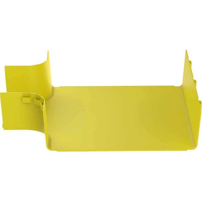 Panduit FiberRunner Horizontal Tee, 90, 12x4, Yellow - Thumbnail 3
