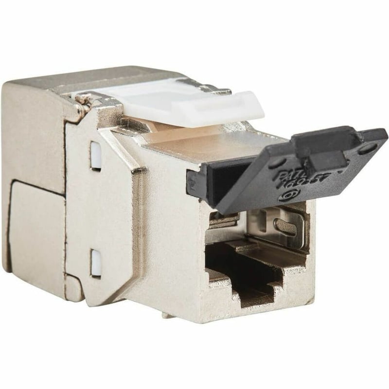Tripp Lite by Eaton Cat8 STP Shielded Tool-Free Keystone Jack, 568A/568B, TAA - Thumbnail 1