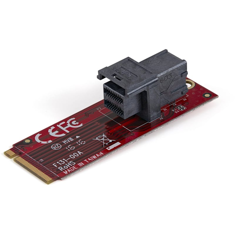 StarTech.com U.2 to M.2 Adapter for U.2 NVMe SSD - M.2 PCIe x4 Host Interface - U.2 SSD SFF-8643 Adapter - M2 PCIe Adapter - U.2 Drive Adapter - Thumbnail 1