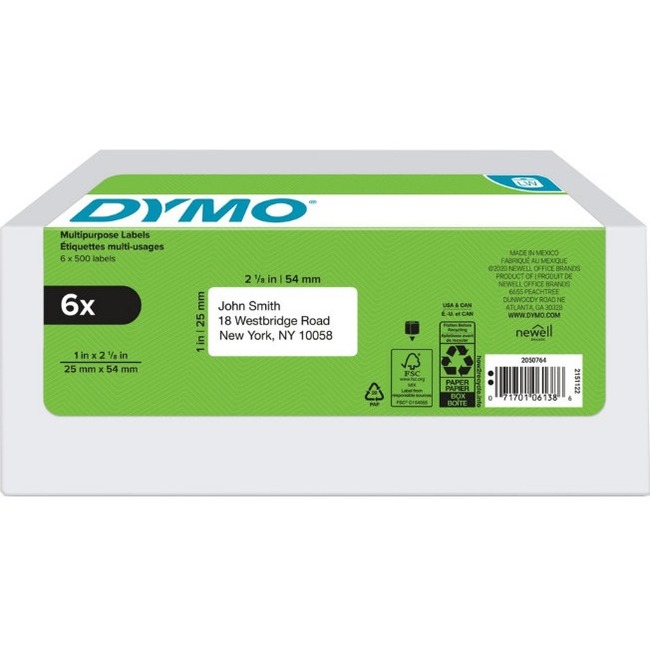 Dymo LabelWriter Multi-Purpose Labels, Value Pack - Thumbnail 1
