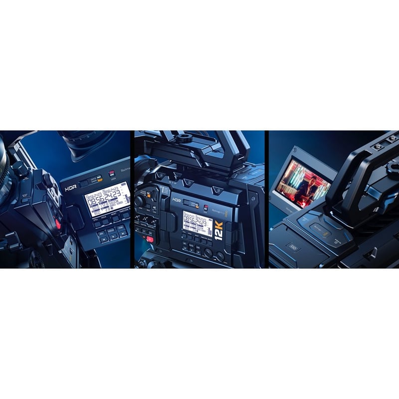 Blackmagic Design URSA Mini Pro URSA Mini Pro 12K Digital Camcorder - 4" LCD Touchscreen - 12K, 8K, 6K, 4K