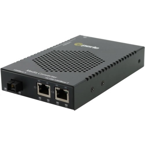 Perle S-1110DHP-SC40D Transceiver/Media Converter